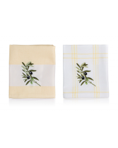 BANQUET Set de prosoape de bucătărie OLIVES 45 x 70 cm, 2 buc