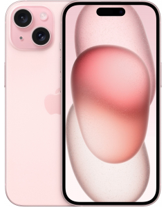 Mobilný telefón - APPLE iPhone 15, ružový
