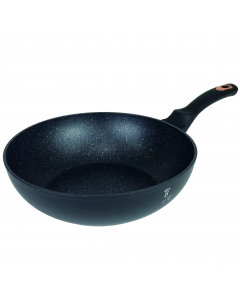 Tigaie WOK, marmorata, 28 cm, Black Rose