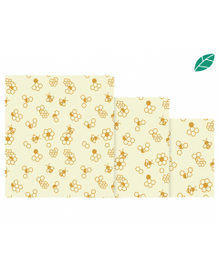 Bee‘sWaxWraps Bienenwachstücher Set 3-tlg.