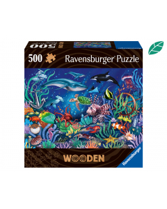 Ravensburger WOODEN Puzzle: Unten im Meer