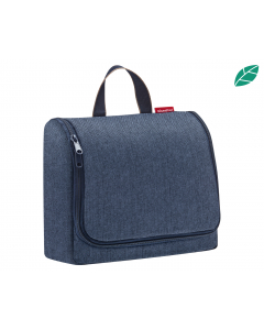 reisenthel toiletbag XL herringbone blue