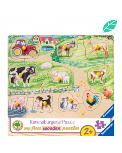 Puzzle en bois « La ferme » – Ravensburger