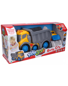 Sklápacie auto a buldozér s efektmi